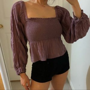 American Eagle peasant shirt size xs